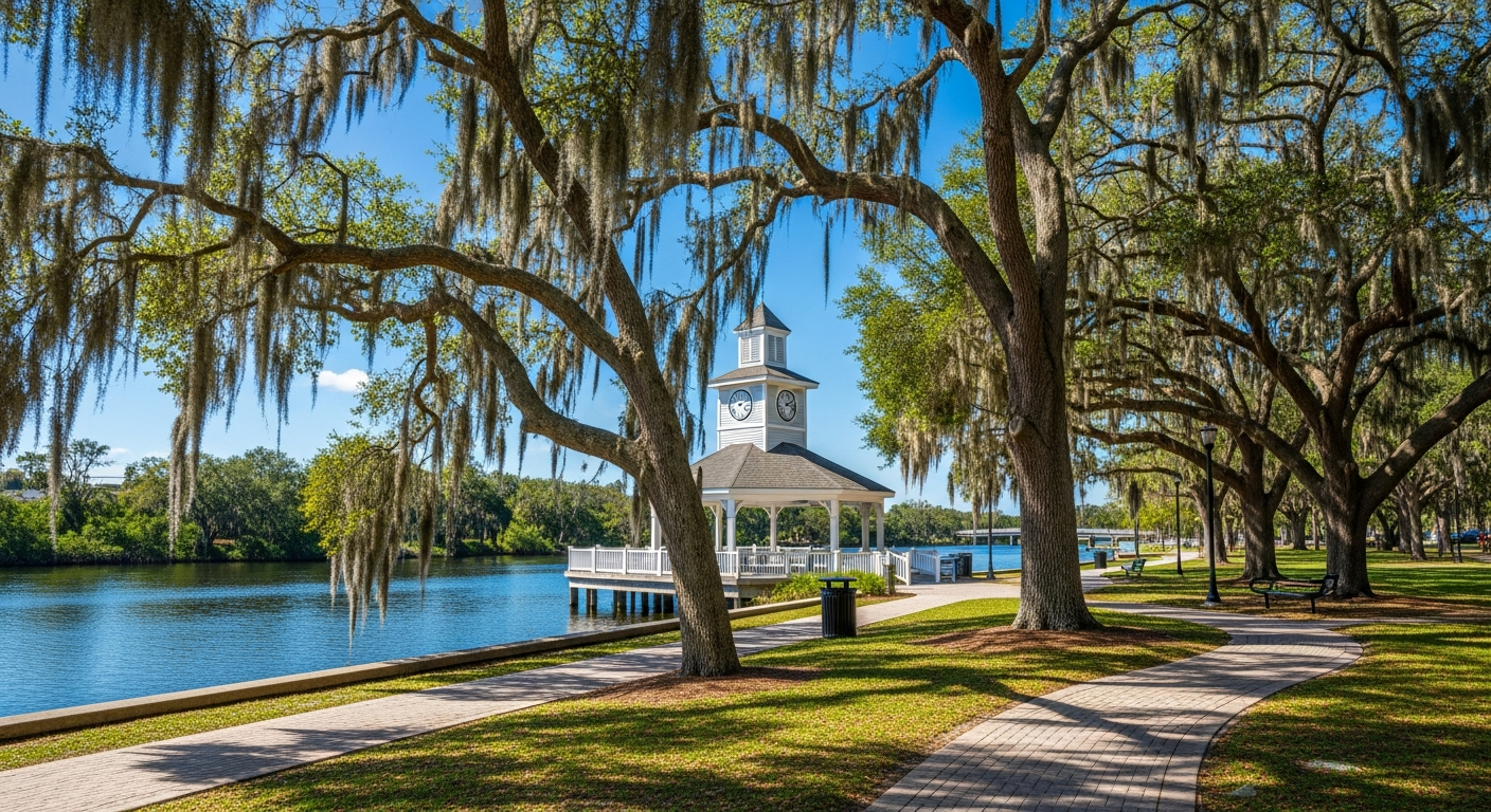 Sims Park along the Pithlachascotee — New Port Richey, FL