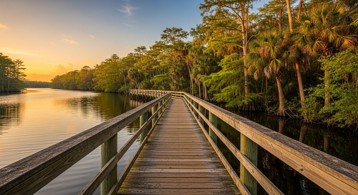 Alafia River boardwalk — Riverview, FL