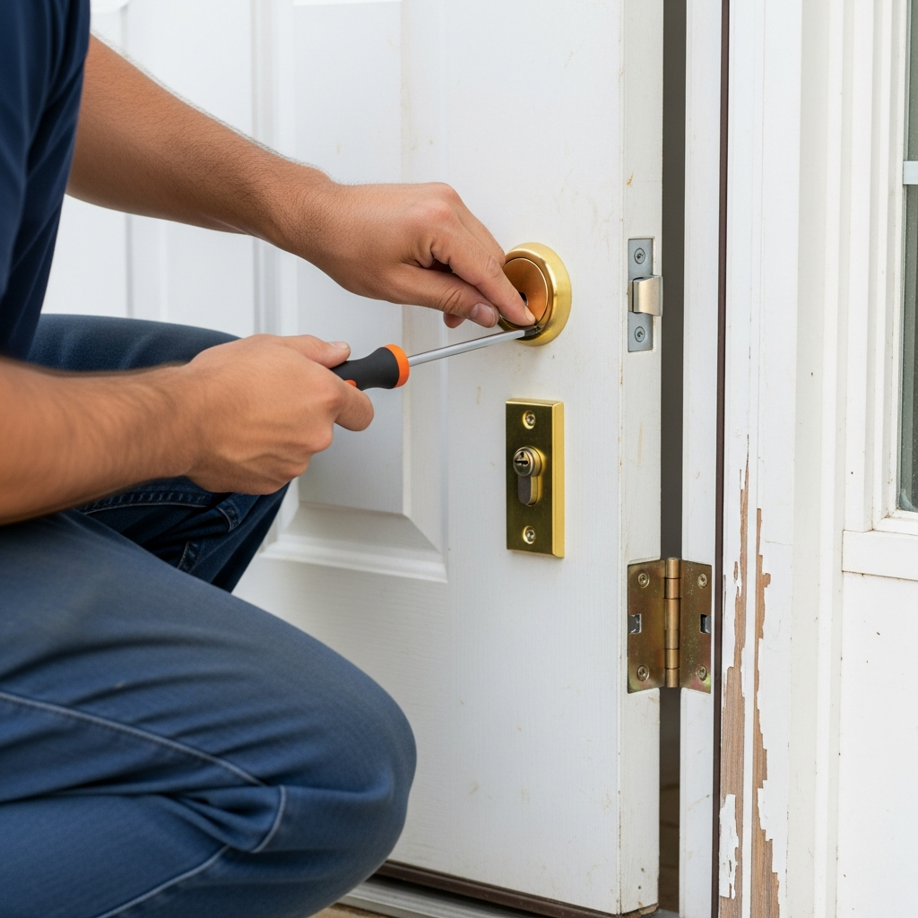 Professional lock replacement service by NoWait Locksmith in Tampa Bay